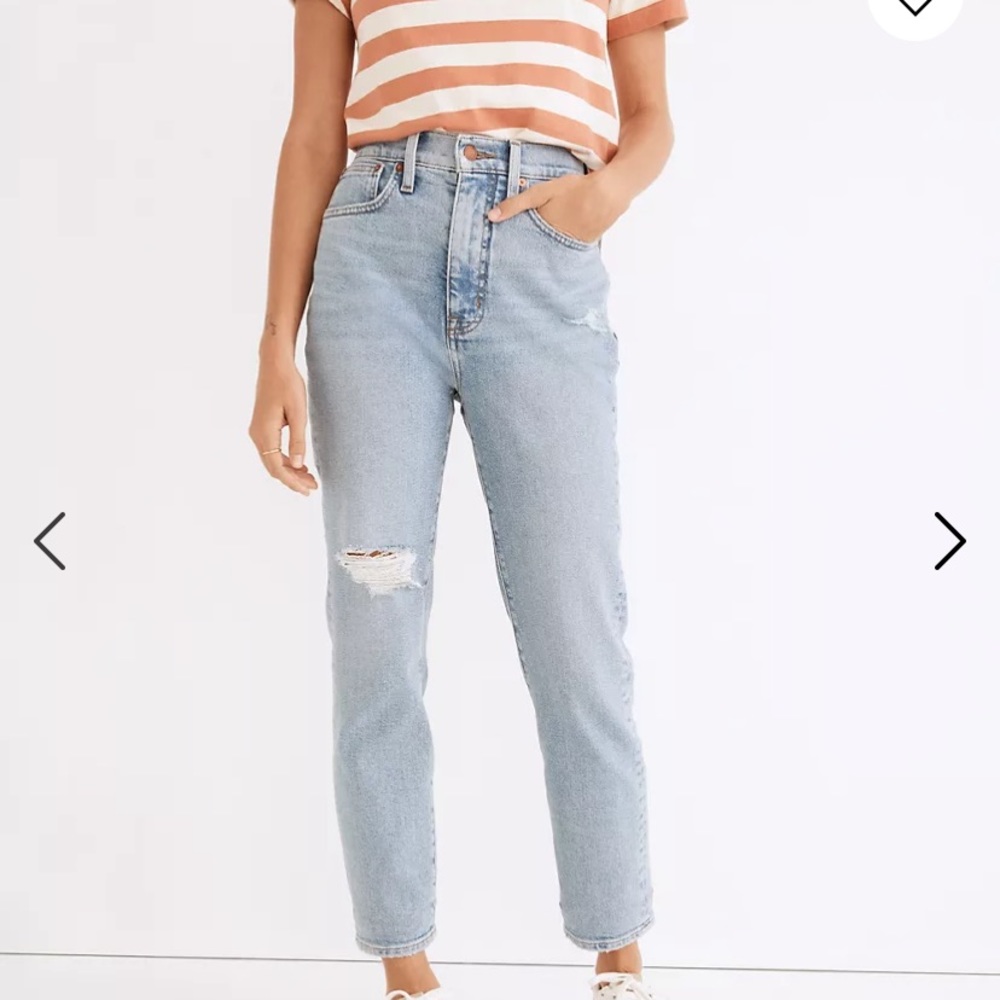 NWT Madewell momjean in Austrey wash